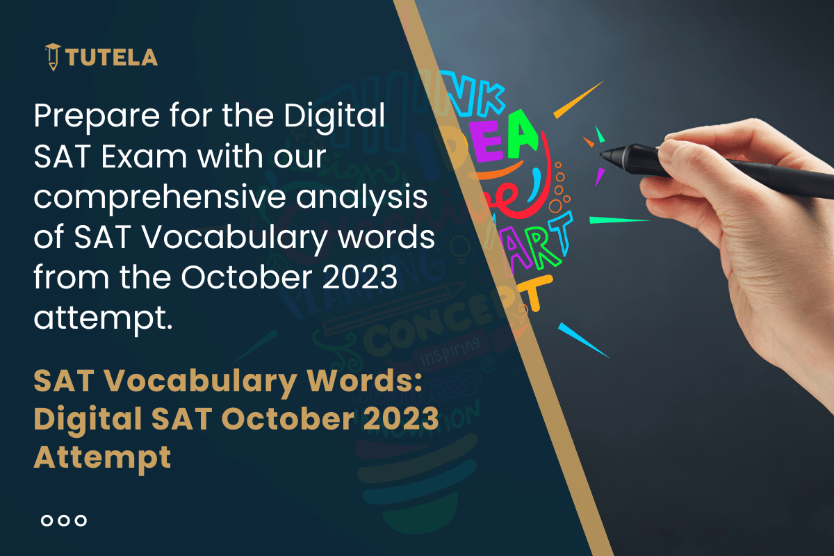 SAT Vocabulary Words Digital SAT October 2023 Attempt
